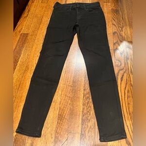American Eagle Next Level Stretch Black Skinny Jeans, Size 4 Regular